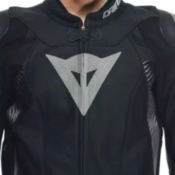 Giubbotto Super Speed 4 Pelle Nero Grigio