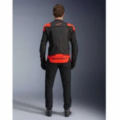 Giubbotto T-Stunt Air tex Nero Rosso Fluo