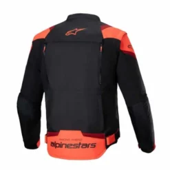 Giubbotto T-Stunt Air tex Nero Rosso Fluo