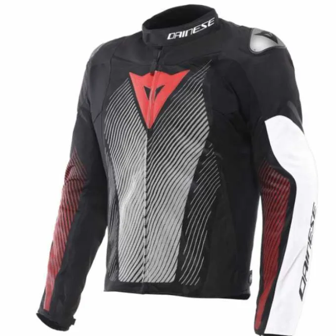 Giubbotto Ventar Tex Nero Rosso Bianco