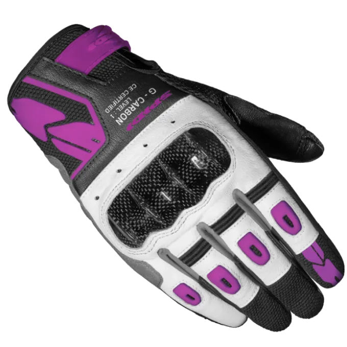 Guanto G-Carbon Lady Nero Fuxia