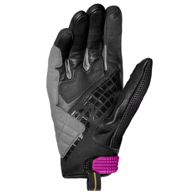 Guanto G-Carbon Lady Nero Fuxia