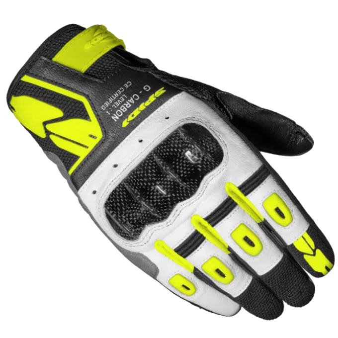 Guanto G-Carbon Lady Nero Giallo