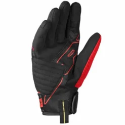 Guanto Power Carbon Nero Rosso