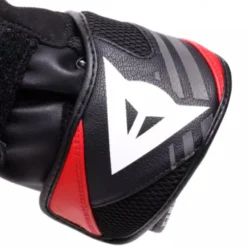 Guanto Reacto Carbon Long Nero Rosso