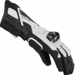 Guanto STR-6 Lady Pelle Bianco Nero