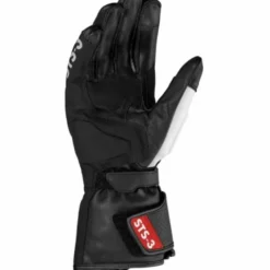 Guanto STS-3 Lady Pelle Nero Rosso