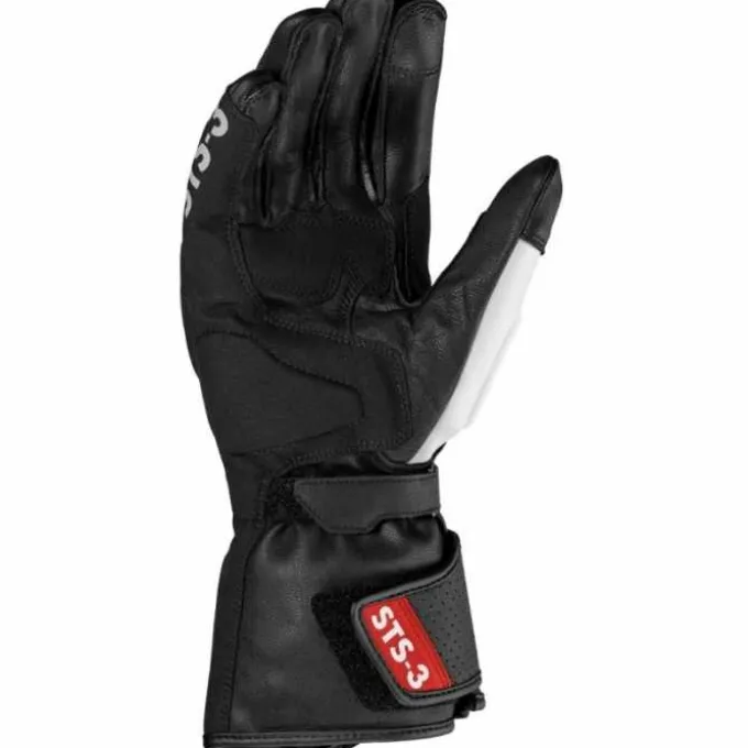 Guanto STS-3 Pelle Nero Rosso