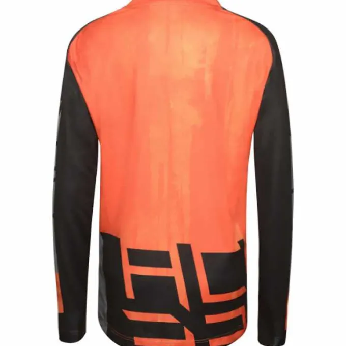 Maglia Mx Outrun Arancio Nero