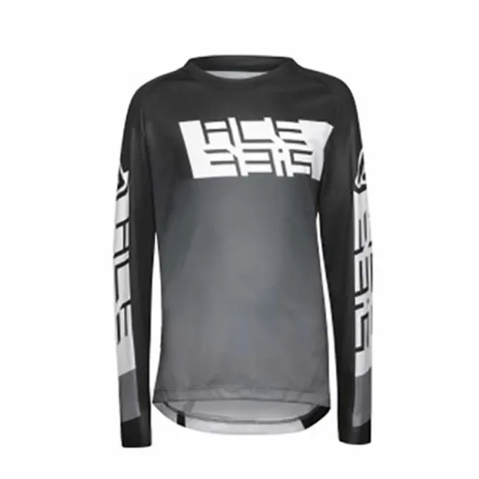 Maglia MX Outrun Bimbo Nero Grigio