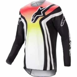 Maglia Racer Semi Jersey Nero Multicolor