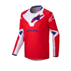 Maglia Youth Racer Veil rosso bianco