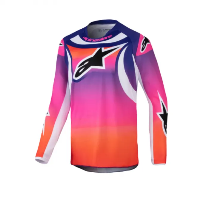 Maglia Youth Racer Wurx bianco multicolor
