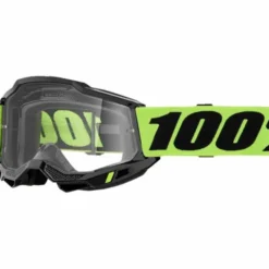 Maschera Accuri 2 Giallo Fluo Lente Trasparente