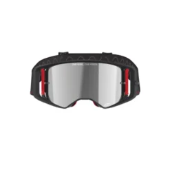 Maschera Alpinestars Supertech Corp Nero Rosso Lente Argento