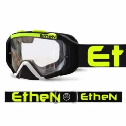 Maschera 4EN09 Enduro Nero Giallo