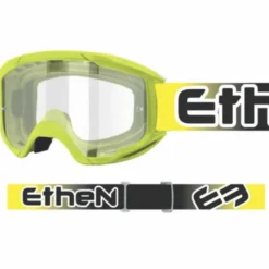 Maschera Ethen 06 Basic Giallo Nero Lente Trasparente