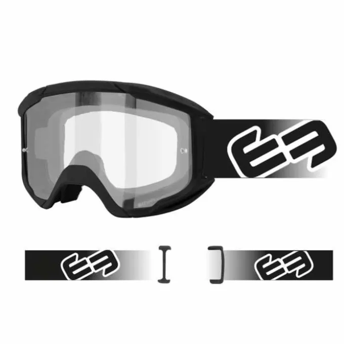 Maschera Ethen 06 Basic Nero Lente Trasparente