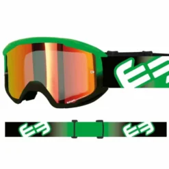 Maschera Ethen 06 Evolution Nero Verde Lente Rossa