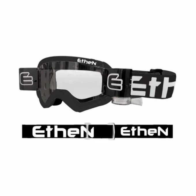 Maschera Ethen 05 Mud Mask Roll Off Nero Lente Trasparente