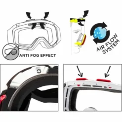 Maschera Ethen 05R Arancio Nero Lente Specchiata Oro