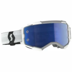 Maschera Fury Bianco Nero Lente Blu