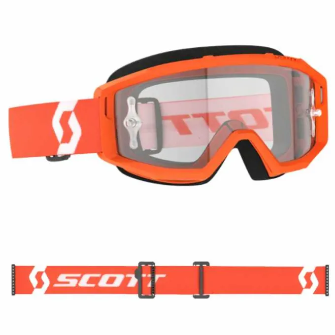 Maschera Primal Arancio Lente Trasparente