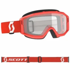 Maschera Primal Rosso Lente Trasparente