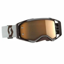 Maschera Prospect Amplifier Marrone Grigio Lente Oro