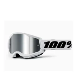 Maschera Strata 2 Bianco Lente Specchio Argento KIDS