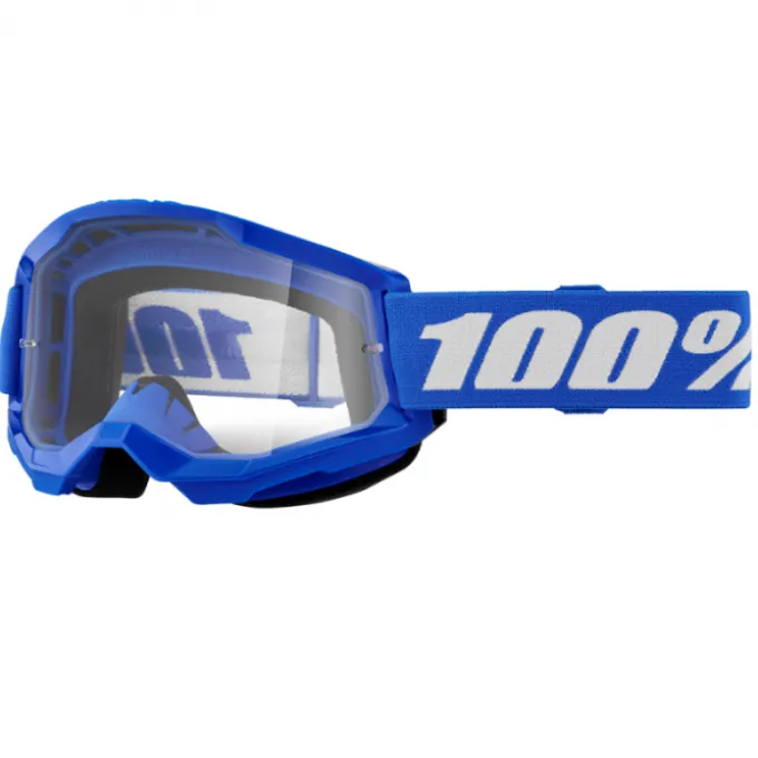 Maschera Strata 2 Blu Lente Trasparente