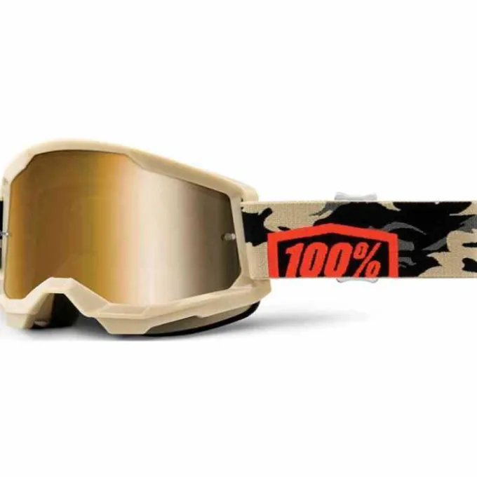 Maschera Strata 2 Kombat Lente Oro