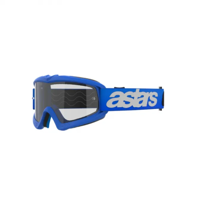 Mascherina Alpinestars Vision Blaze Blu Lente trasparente YOUTH