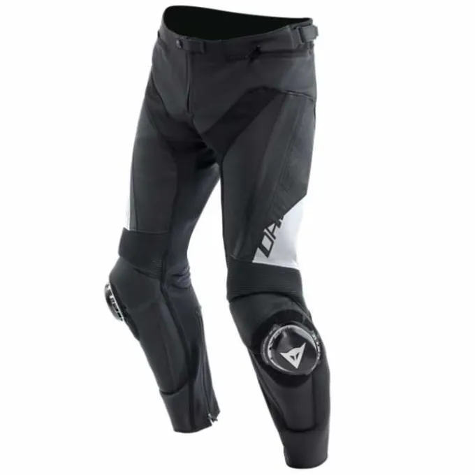 Pantalone Delta 4 Pelle Nero Bianco
