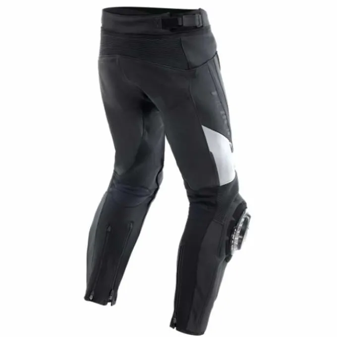 Pantalone Delta 4 Pelle Nero Bianco