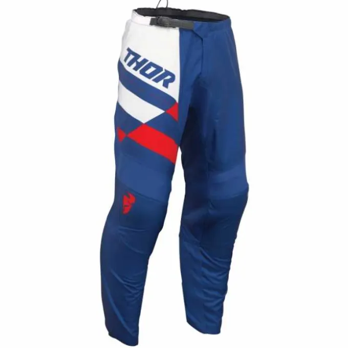 Pantalone Sector Bianco Blu Rosso