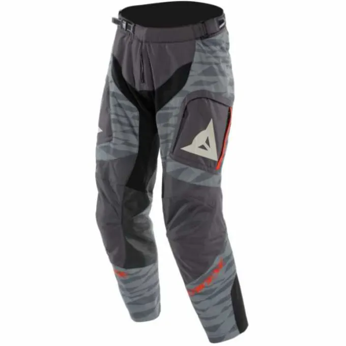 Pantalone Sterrato Tex Nero Rosso