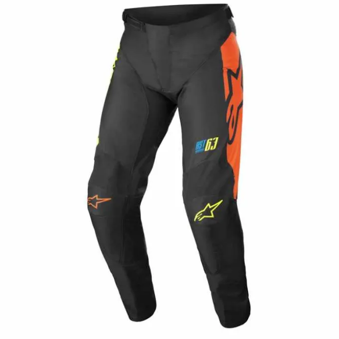 Pantalone YOUTH Racer Compass Nero Arancione