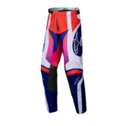 Pantalone Youth Racer Wurx bianco multicolor