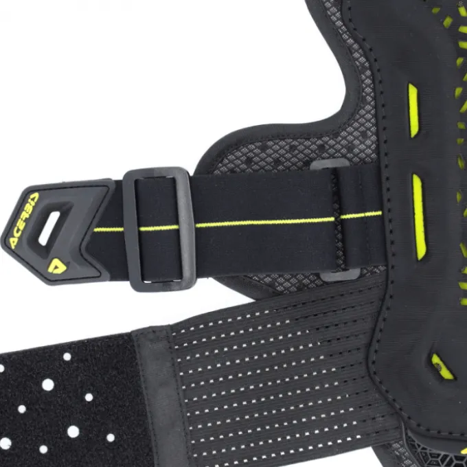 Pettorina Acerbis Plasma Junior Nero Giallo Fluo