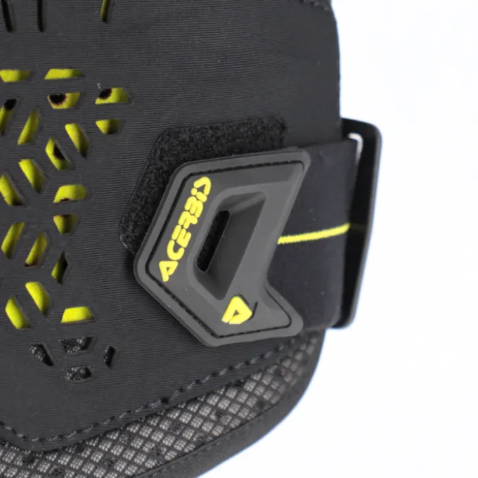 Pettorina Acerbis Plasma Junior Nero Giallo Fluo