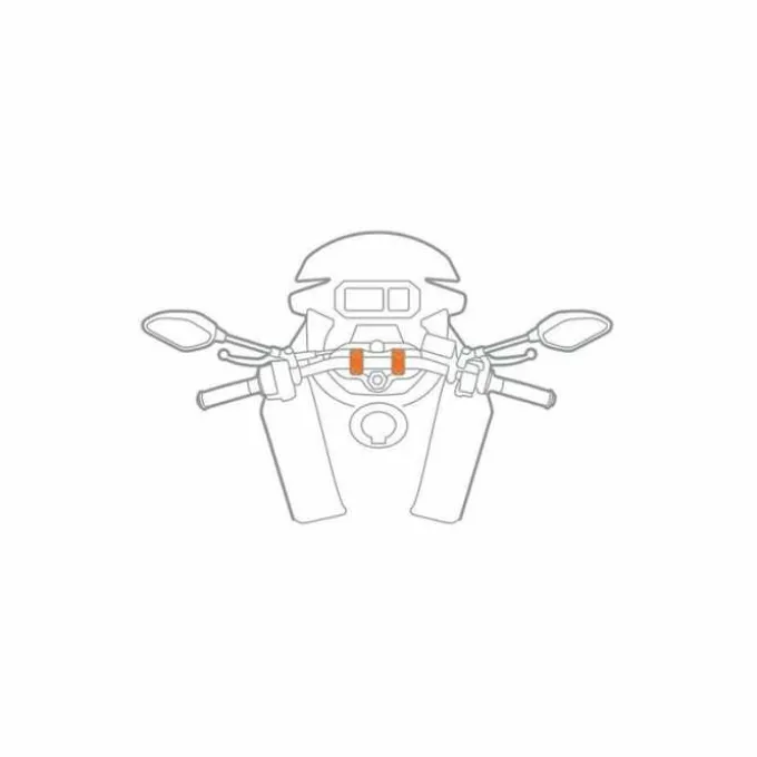 Supporto con attacco Opti-Screw M8