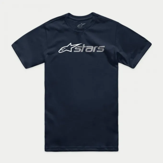 T-shirt Alpinestar Blaze 2.0 CSF Blu Navy Bianco