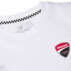 T-shirt Ducati Discovery per bambini bianca
