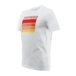 T-shirt Stripes Bianco Rosso
