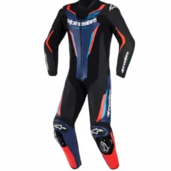 Tuta GP Force V2 Prof. Nero Blu Rosso Fluo