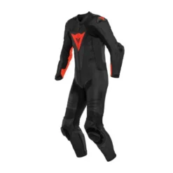 Tuta Laguna Seca 5 Prof Estiva Nero Rosso Fluo