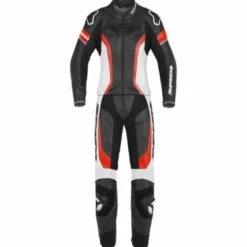 Tuta Laser Touring Lady Nero Rosso
