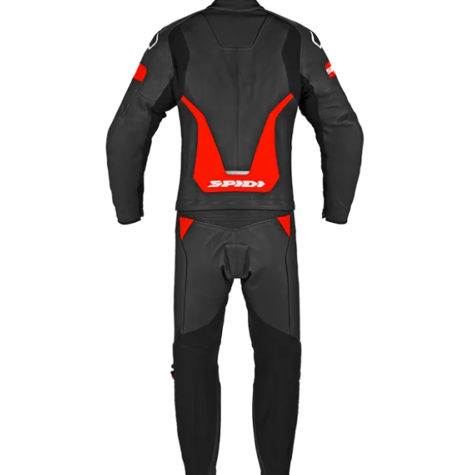 Tuta Laser Touring Nero Rosso